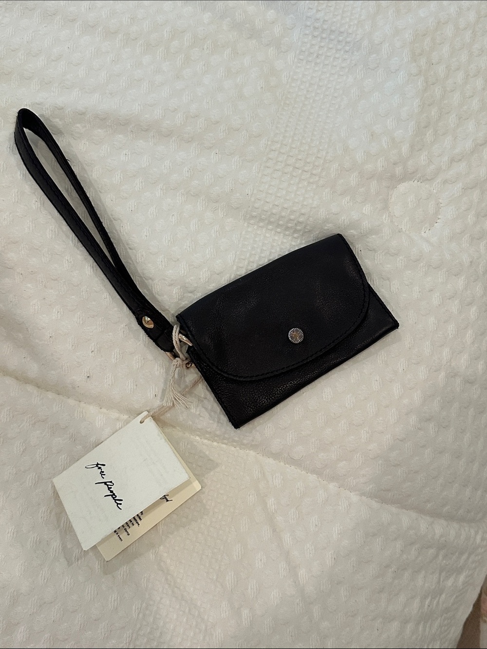 Black Wristlet Card Holder free people